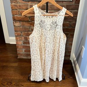 Free People white lace dress